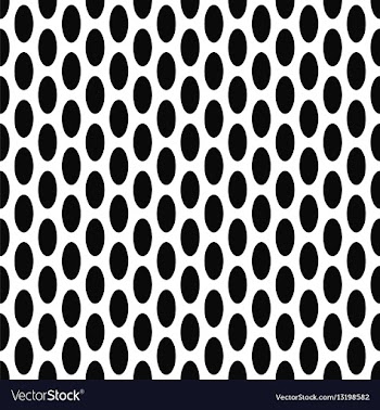 Seamless black and white ellipse pattern design vector image