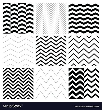  					Seamless Black and White Geometric Background Set vector image														