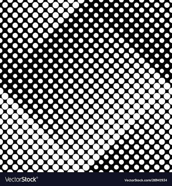 Seamless black and white geometrical circle vector image