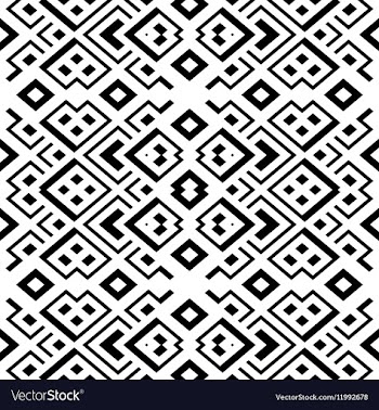 Seamless black and white pattern vector image