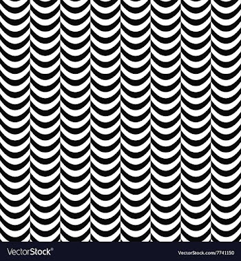 Seamless black white curtain pattern vector image
