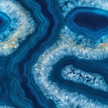 Seamless Blue Agate Slice Pattern