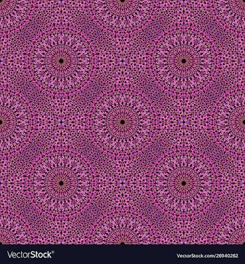 Seamless bohemian geometrical floral pattern vector image
