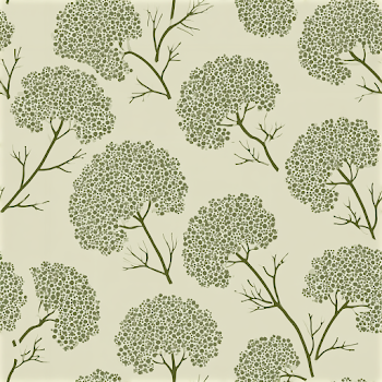 Seamless Botanical Lace Pattern