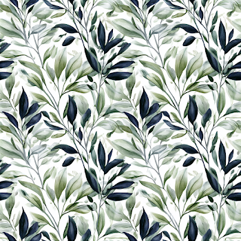 Seamless Botanical Watercolor Pattern