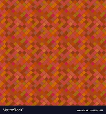 Seamless brown abstract diagonal square pattern vector image