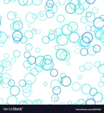 Seamless chaotic circle pattern background - from vector image