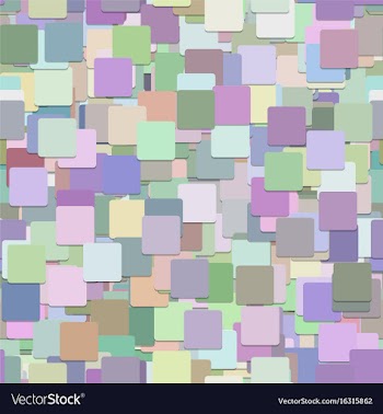 Seamless chaotic square background pattern - from vector image