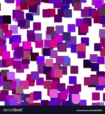 Seamless chaotic square background pattern vector image