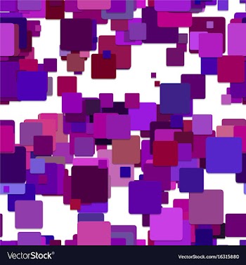 Seamless chaotic square background pattern vector image