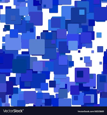 Seamless chaotic square background pattern vector image