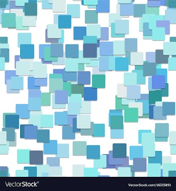 Seamless chaotic square background pattern vector image