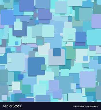 Seamless chaotic square background pattern vector image