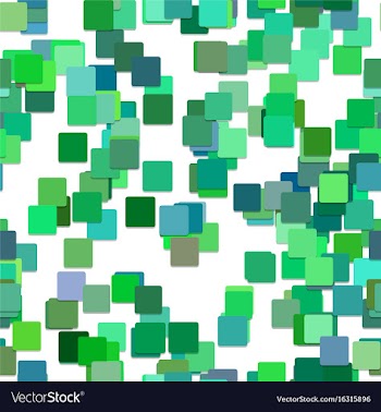 Seamless chaotic square background pattern vector image