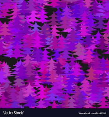 Seamless chaotic winter holiday background - pine vector image