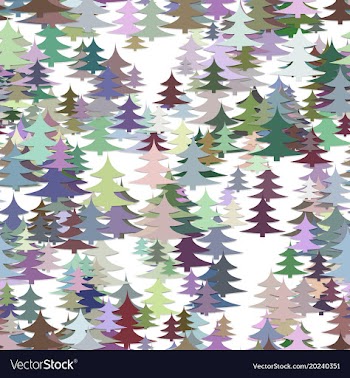 Seamless chaotic winter holiday background vector image