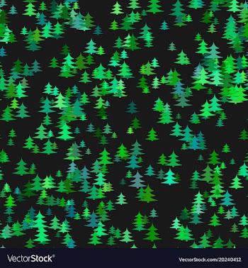 Seamless chaotic winter holiday background vector image