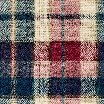 Seamless Christmas Plaid Textile Pattern in Dusty Lavender and Robin Egg Blue