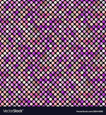 Seamless circle pattern background - abstract vector image