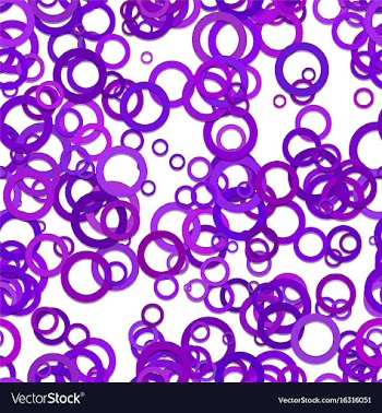 Seamless circle pattern background - from purple vector image