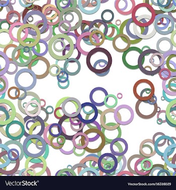 Seamless circle pattern background - from vector image