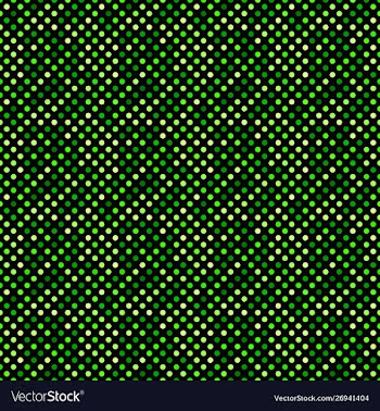 Seamless circle pattern background - green vector image