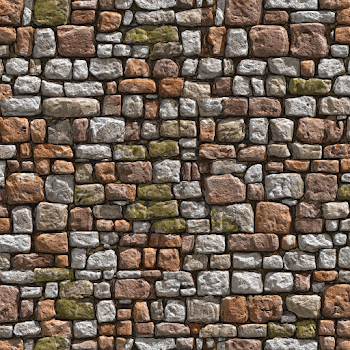 Seamless Cobblestone Wall Texture