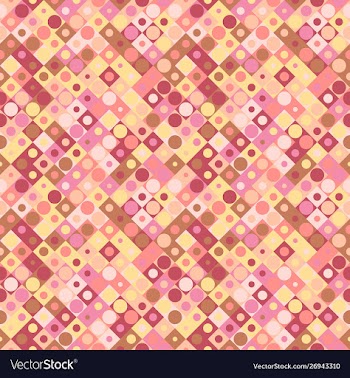 Seamless colorful abstract circle pattern vector image