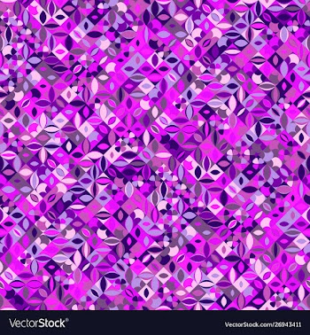 Seamless colorful abstract curved shape pattern vector image