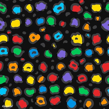 Seamless colorful animal print pattern vector | Free stock vector - 542999