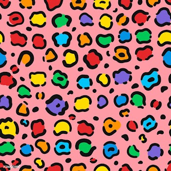 Seamless colorful animal print pattern vector | Free stock vector - 543028
