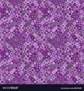 Seamless colorful circle mosaic pattern vector image