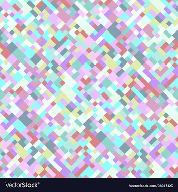 Seamless colorful diagonal geometric pattern vector image