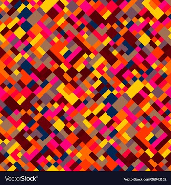 Seamless colorful diagonal geometric pattern vector image