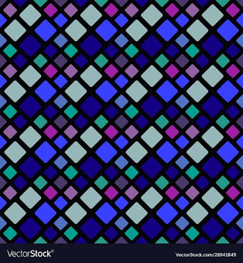 Seamless colorful diagonal square pattern vector image