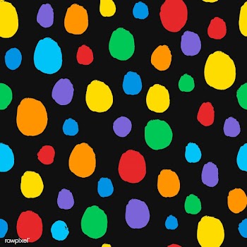Seamless colorful dots pattern vector | Free stock vector - 542980