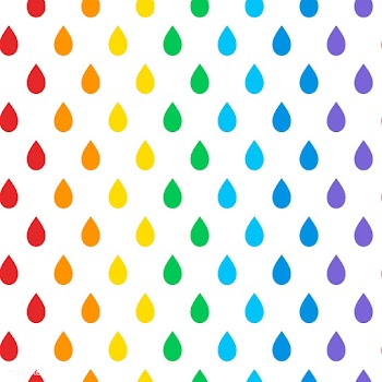 Seamless colorful droplet pattern vector | Free stock vector - 542975
