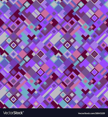 Seamless colorful geometrical mosaic pattern vector image