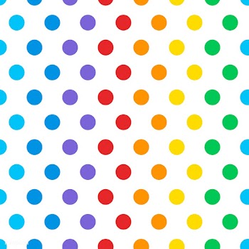 Seamless colorful polka dot pattern vector | Free stock vector - 542957