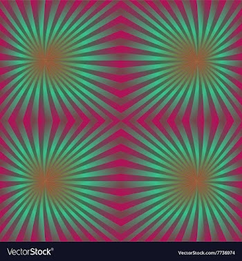 Seamless colorful psychedelic ray background vector image