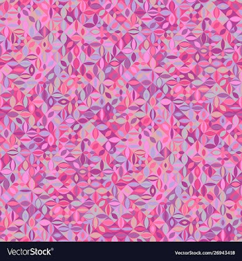 Seamless colorful random curved shape pattern vector image