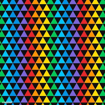 Seamless colorful triangular pattern vector | Free stock vector - 543004