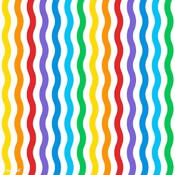 Seamless colorful wavy pattern vector | Free stock vector - 542943