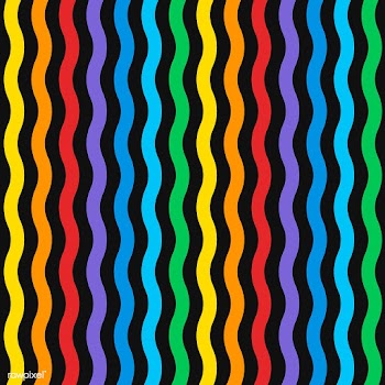 Seamless colorful wavy pattern vector | Free stock vector - 542987