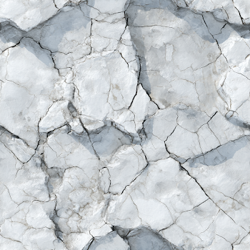 Seamless Cracked White Marble Texture