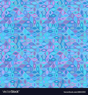 Seamless curved shape pattern background vector image