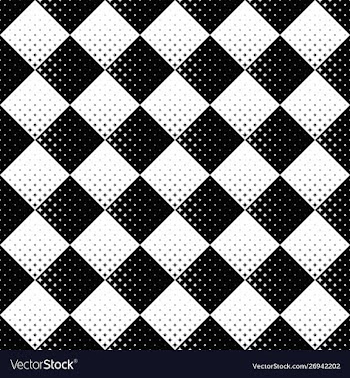 Seamless curved star pattern background vector image