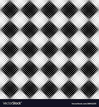 Seamless curved star pattern background vector image