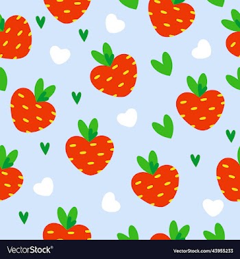 seamless cute pattern with carrots and hearts