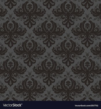 Seamless damask pattern vector image